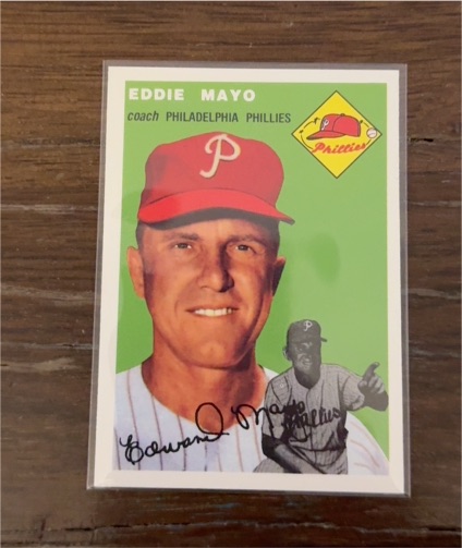 1994 Topps Archives 1954 #247 Eddie Mayo Philadelphia Phillies — front