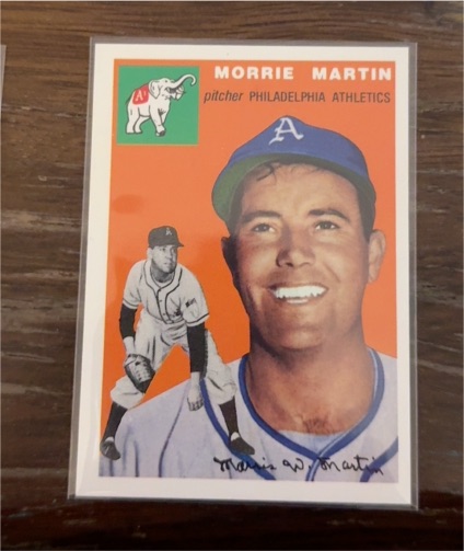1994 Topps Archives The Ultimate 1954 Set #168 Morrie Martin — front