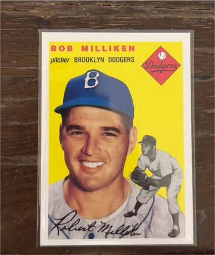 1994 Topps Archives 1954 #177 Bob Milliken — front