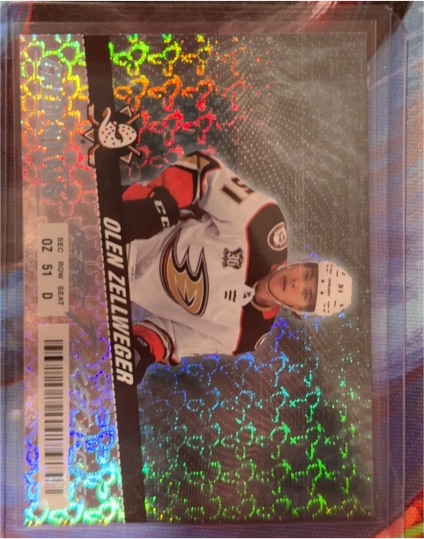 2024-25 Upper Deck Credentials #134 Olen Zellweger Debut Ticket Access — front