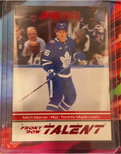 2024-25 Upper Deck Credentials Front Row Talent #FRT-MM Mitch Marner — front