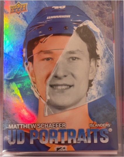 2025-26 Upper Deck Series 2 #P-32 Matthew Schaefer — front
