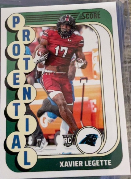 2024 Panini Score Protential #23 Xavier Legette — front