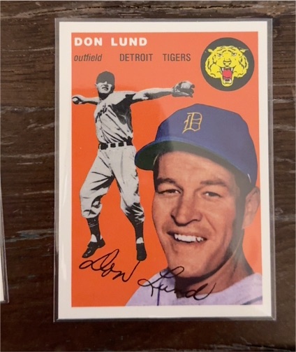 1994 Topps Archives 1954 #167 Don Lund — front