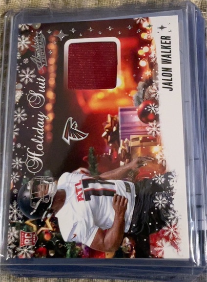 2025 Panini Absolute Holiday Suit #HS-JWR Jalon Walker — front