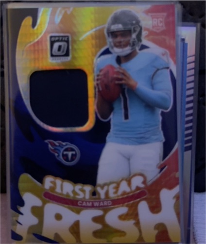 2025 Panini Donruss Optic First Year Fresh #FYFBH-CWA Cam Ward — front