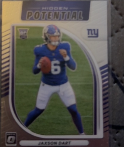 2025 Donruss Optic #2 Jaxson Dart Hidden Potential Rookie — front