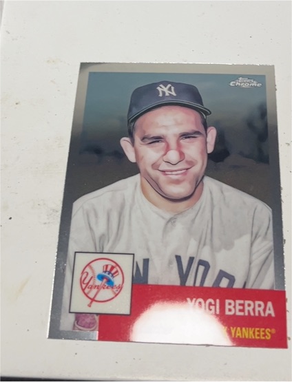 2022 Topps Chrome Platinum Anniversary #8 Yogi Berra — front