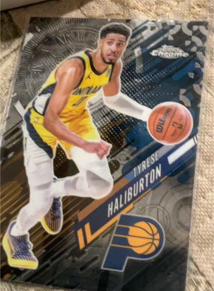 2025-26 Topps Chrome #GT-5 Tyrese Haliburton — front