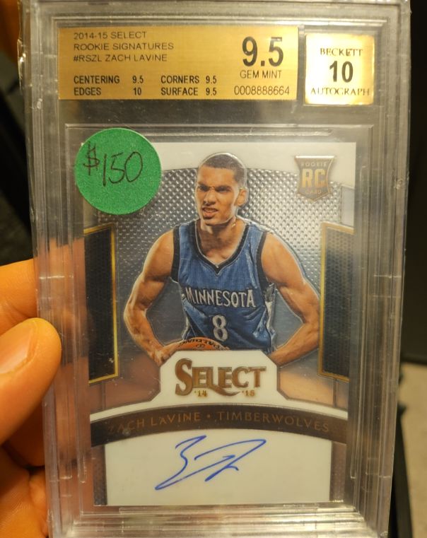 2014-15 Panini Select Rookie Signatures #RSZL Zach LaVine — front