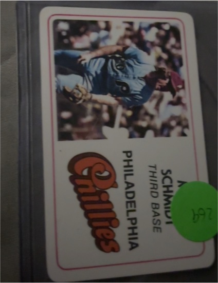 1981 Perma-Graphics #2 Mike Schmidt — front
