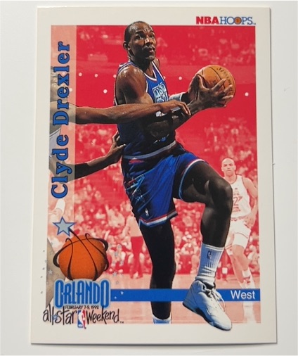 1992-93 NBA Hoops #306 Clyde Drexler — front
