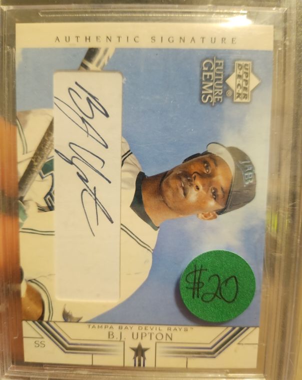 2002 Upper Deck Future Gems #96 B.J. Upton — front