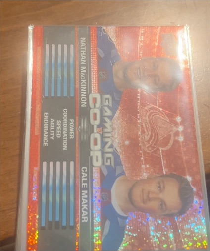 2024-25 Upper Deck Series 1 Gaming Co-Op #CGO-8 Nathan MacKinnon, Cale Makar — front