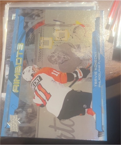 2024-25 Upper Deck Series 1 #AB-24 Travis Konecny Aimbots — front