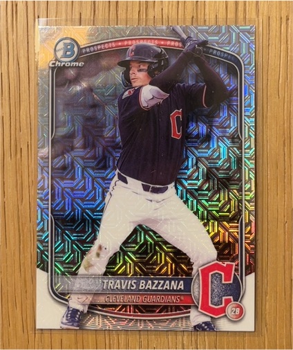 2025 Bowman Draft Chrome Mojo #BDC-49 Travis Bazzana — front