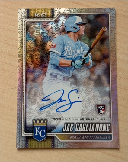 2026 Topps Series 1 #138 Jac Caglianone Rookie — front