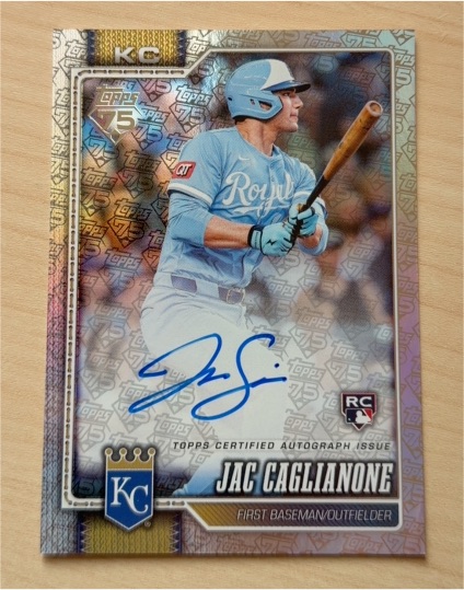 2026 Topps Series 1 #138 Jac Caglianone — front