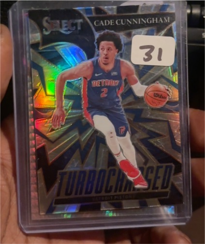 2021-22 Panini Select Turbocharged #6 Cade Cunningham — front