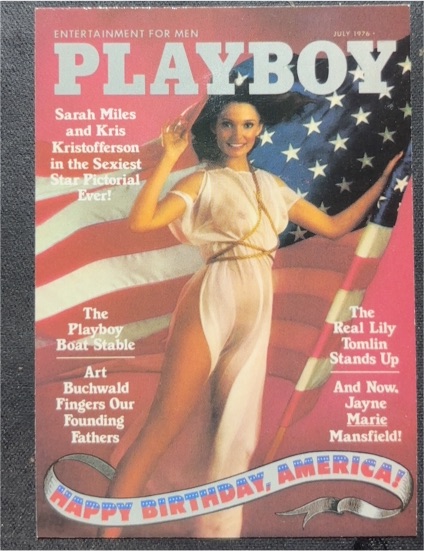 Playboy Magazine July 1976 Sarah Miles Kris Kristofferson Jayne Marie Mansfield — front