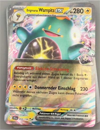 2023 Pokémon Sv09: Journey Together #053 Wampitz ex — front