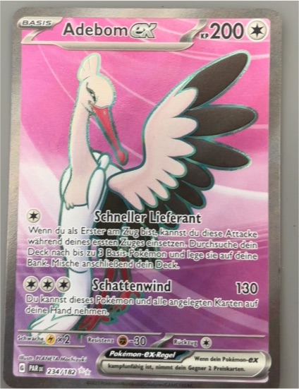 2021 Pokémon SV04 #234 Adebom ex — front