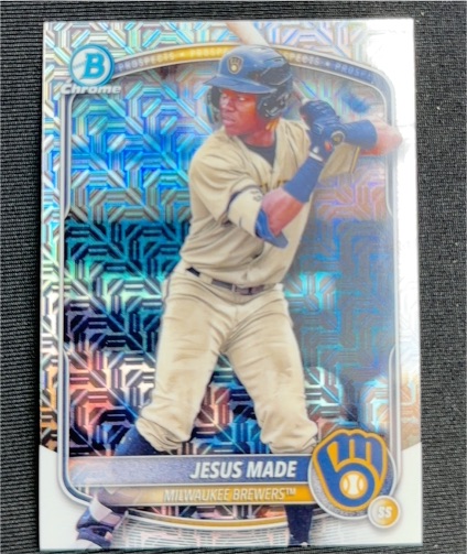 2025 Bowman Chrome #BCP-245 Jesus Made — front