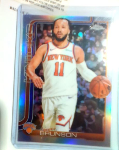2025-26 Topps Chrome #101 Jalen Brunson — front