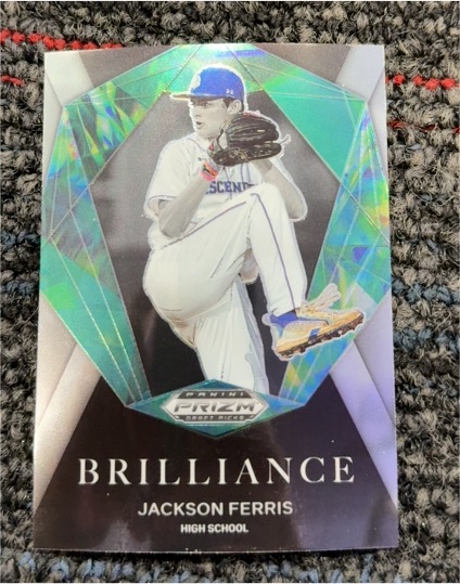 2022 Panini Prizm Draft Picks Brilliance #BR-JF Jackson Ferris — front