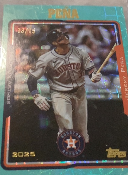 2025 Topps Archives #250 Jeremy Pena — front