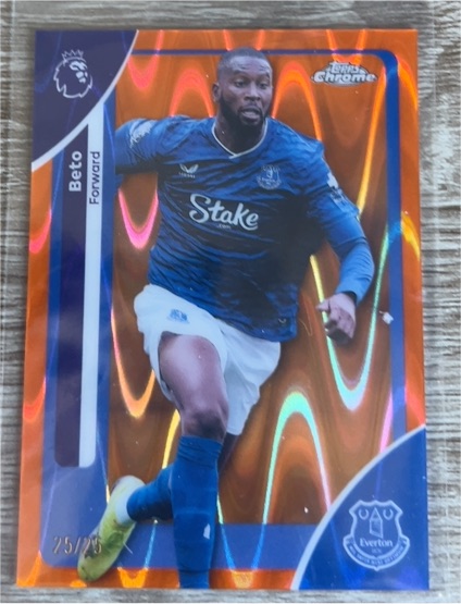 2026 Topps Chrome Premier League #90 Beto — front