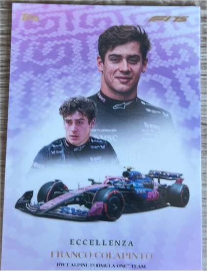 2025 Topps F1 Eccellenza #Franco Colapinto — front