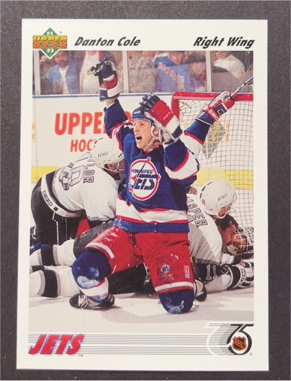 1991-92 Upper Deck #210 Danton Cole — front