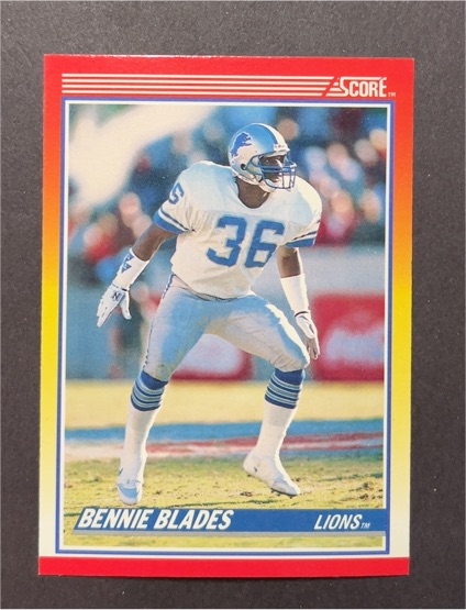 1990 Score #246 Bennie Blades — front