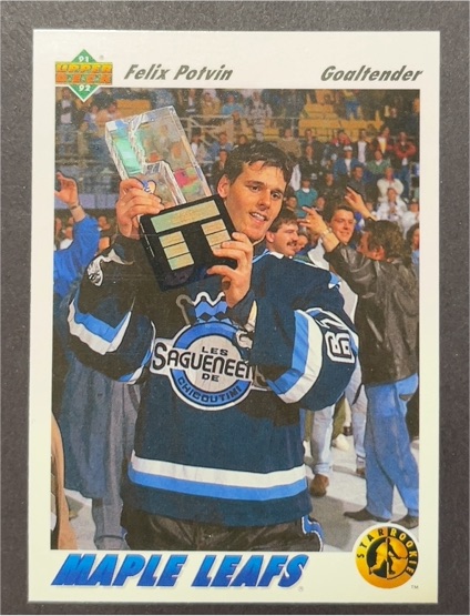 1991-92 Upper Deck #460 Felix Potvin — front