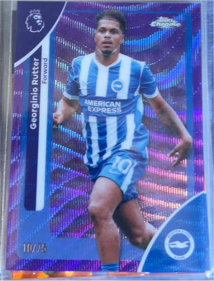 2026 Topps Chrome Premier League #48 Georginio Rutter — front