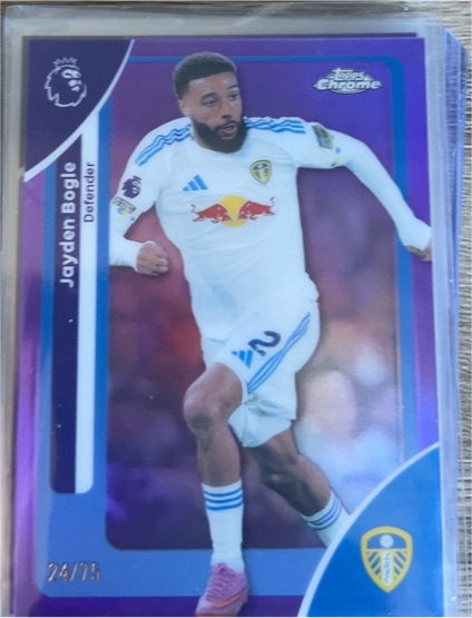 2026 Topps Chrome Premier League #108 Jayden Bogle — front