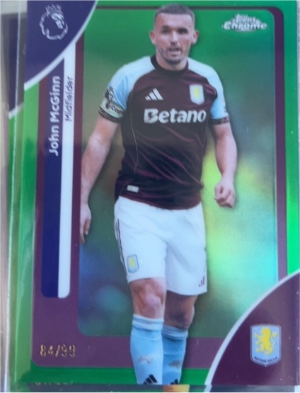 2025-26 Topps Chrome Premier League #26 John McGinn — front