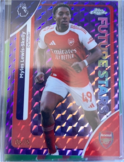 2026 Topps Chrome Premier League #20 Myles Lewis-Skelly Future Stars — front