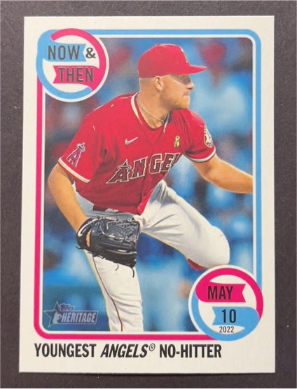 2023 Topps Heritage Now & Then #NT-5 Reid Detmers — front