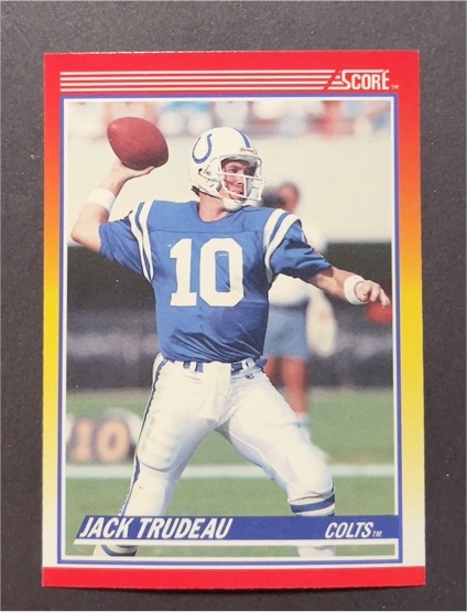 1990 Score #266 Jack Trudeau — front