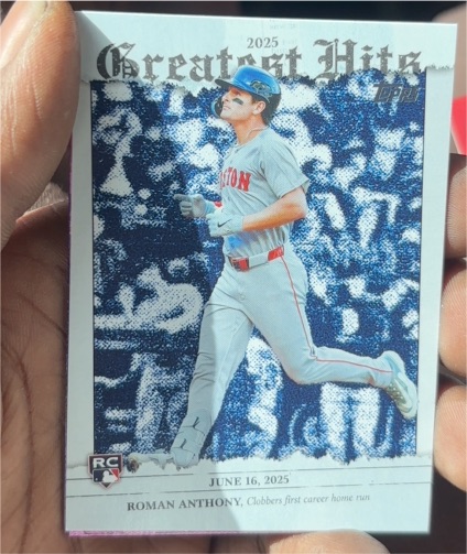 2025 Topps Greatest Hits #GH-26 Roman Anthony — front
