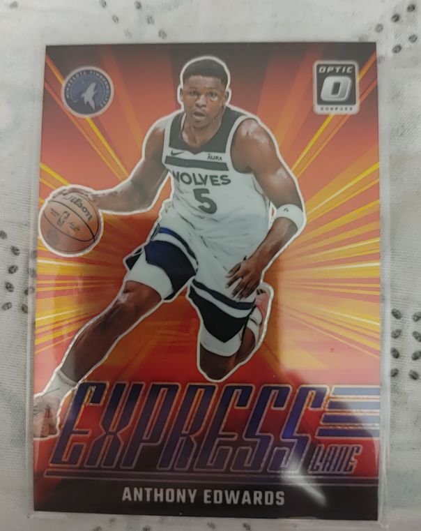 2024-25 Panini Donruss Optic #7 Anthony Edwards Express Lane — front