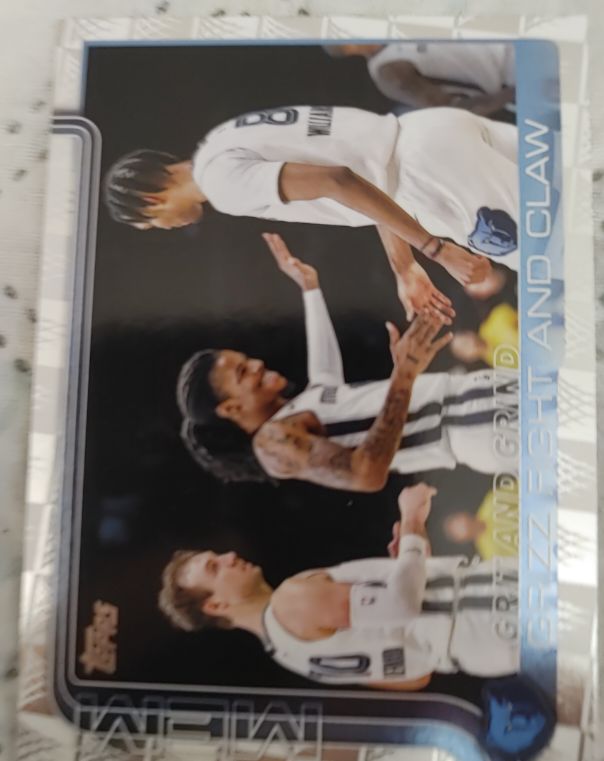 2025-26 Topps Basketball #298 Ja Morant Memphis Grizzlies Grit and Grind Grizz Fight and Claw — front