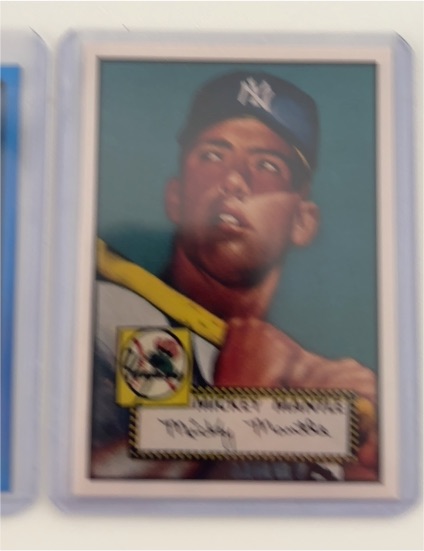 1952 Topps #311 Mickey Mantle — front