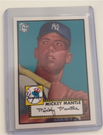 2021 Topps 70th Anniversary #3 Mickey Mantle — front