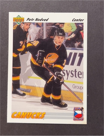 1991-92 Upper Deck Euro-Stars #E5 Petr Nedved — front