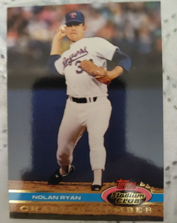 1991 Topps Stadium Club Charter Member Nolan Ryan — front