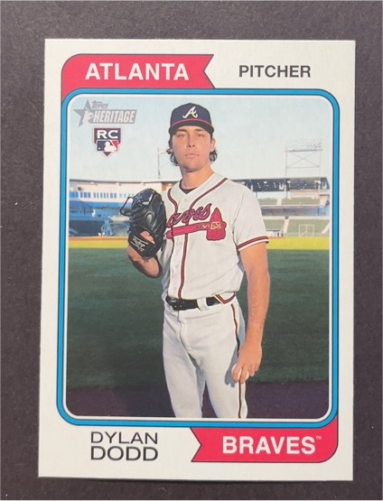 2023 Topps Heritage #650 Dylan Dodd — front