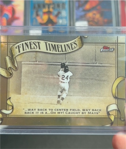 2024 Topps Finest #FT-9 Willie Mays — front